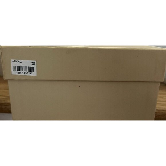 Michael Kors The Jet Set 6 Kristen Mid-Heel Snake-Embossed Sandal US 7 White - Picture 7 of 7